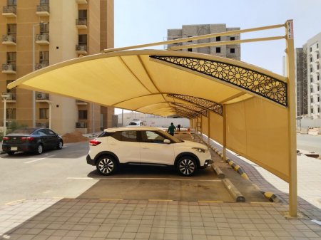 مظلات سيارات حديثة مظلات المدينة المنورة