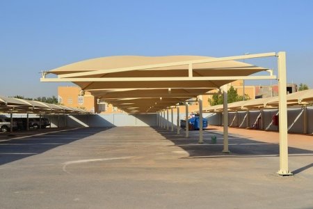 مظلات مواقف سيارات للمؤسسات والشركات في المدينة المنورة