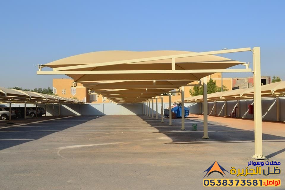 مظلات مواقف سيارات للمؤسسات والشركات في المدينة المنورة